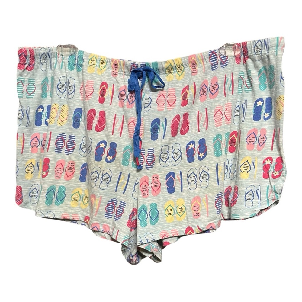 Secret Treasures High Waist Flip Flop Lounge Shorts 2X